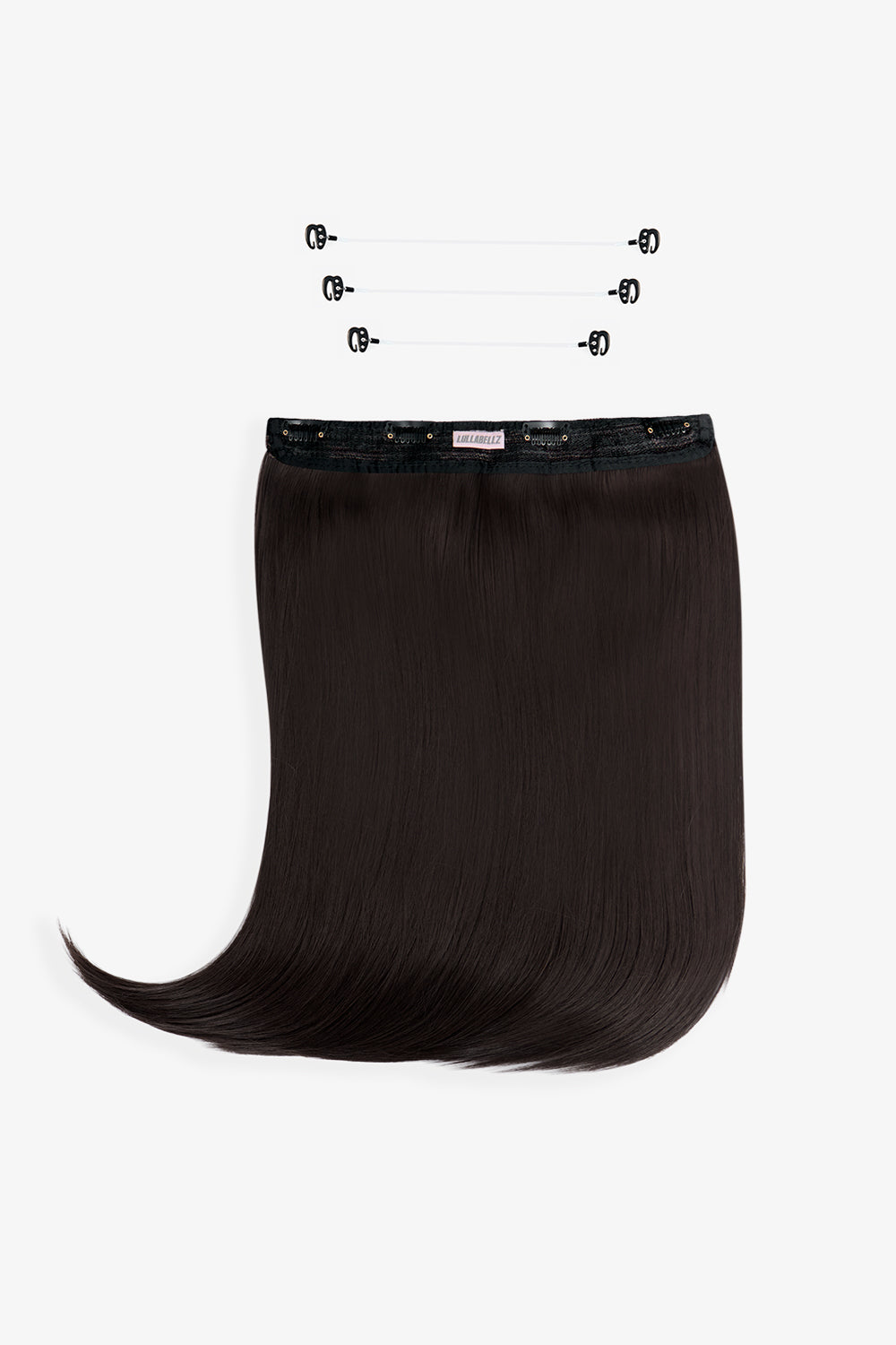 18" 1 Piece Hidden Halo Straight Hair Extensions - BROWNS | DARK BROWN #2