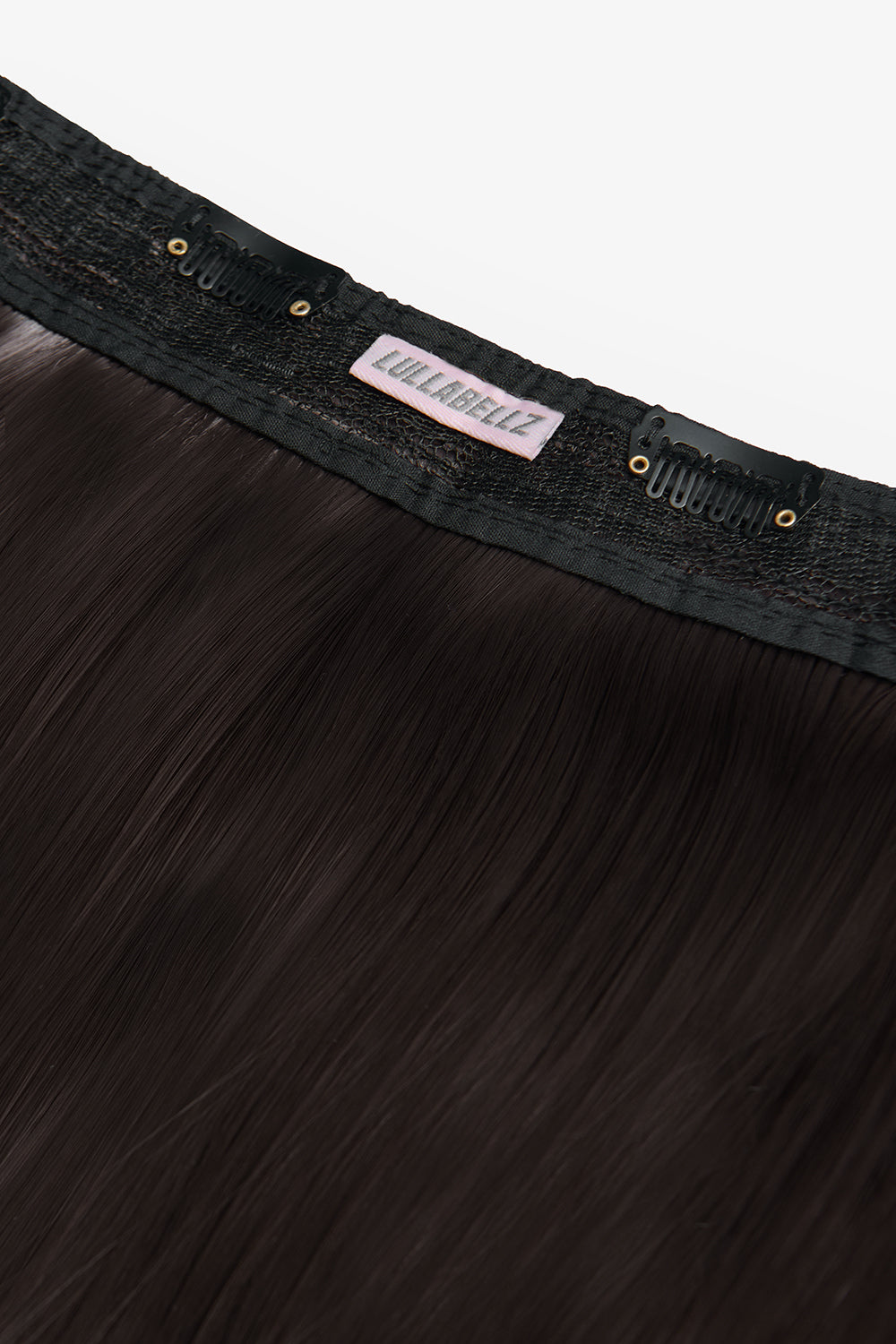 18" 1 Piece Hidden Halo Straight Hair Extensions - BROWNS | DARK BROWN #1