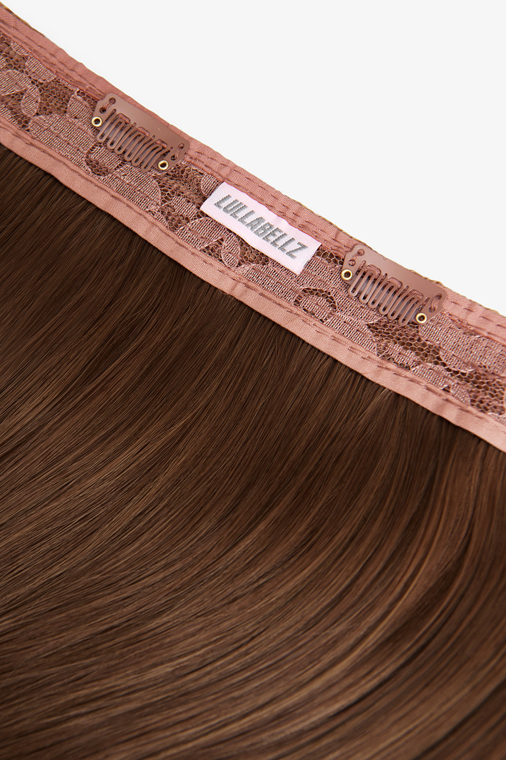 18" 1 Piece Hidden Halo Straight Hair Extensions - BROWNS | GOLDEN BROWN #2
