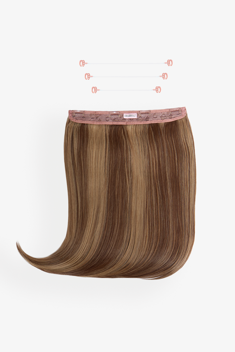 18" 1 Piece Hidden Halo Straight Hair Extensions - BROWNS | MELLOW BROWN #1