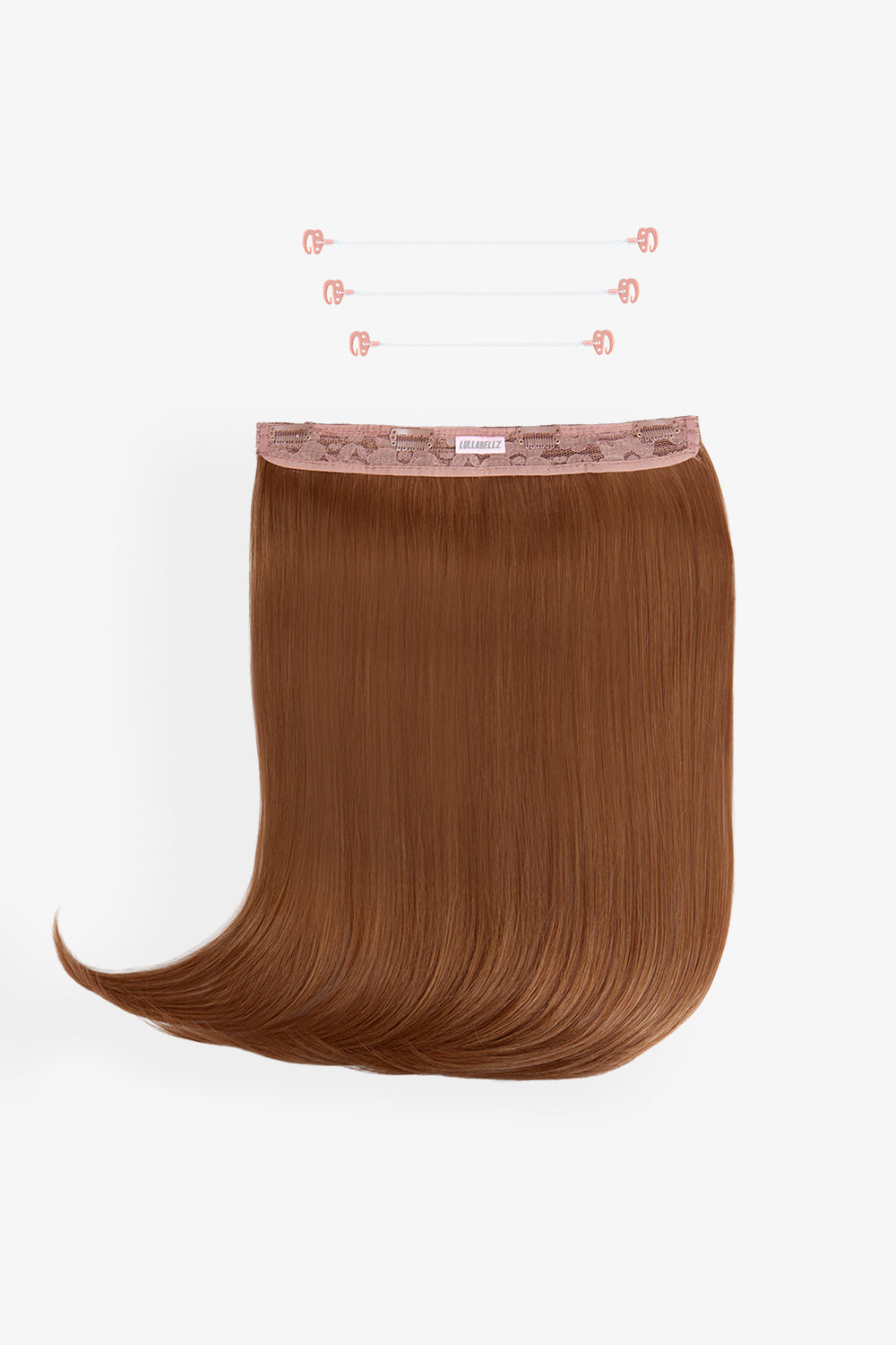 18" 1 Piece Hidden Halo Straight Hair Extensions - REDS | MIXED AUBURN #1