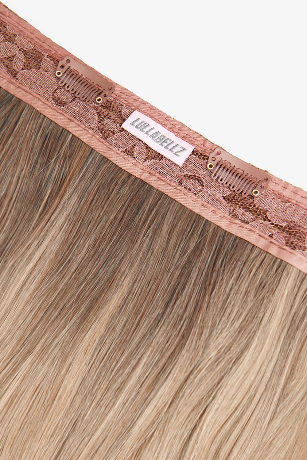 18" 1 Piece Hidden Halo Straight Hair Extensions - BLONDES | ROOTED CALIFORNIA BLONDE #2