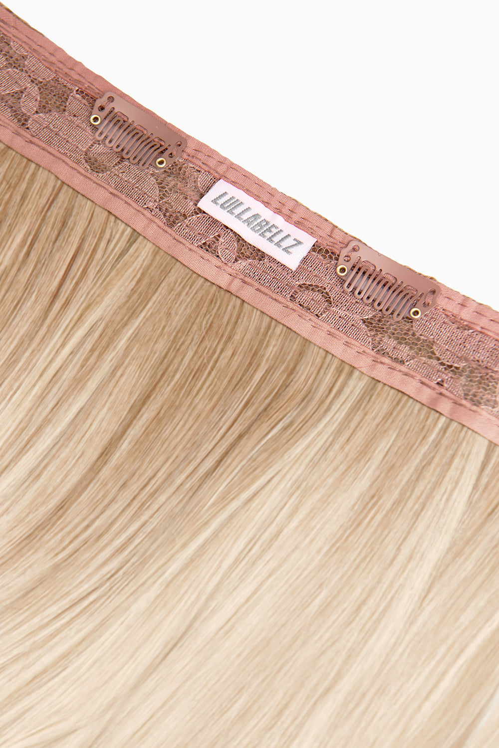 18" 1 Piece Hidden Halo Straight Hair Extensions - BLONDES | ROOTED LIGHT BLONDE #2