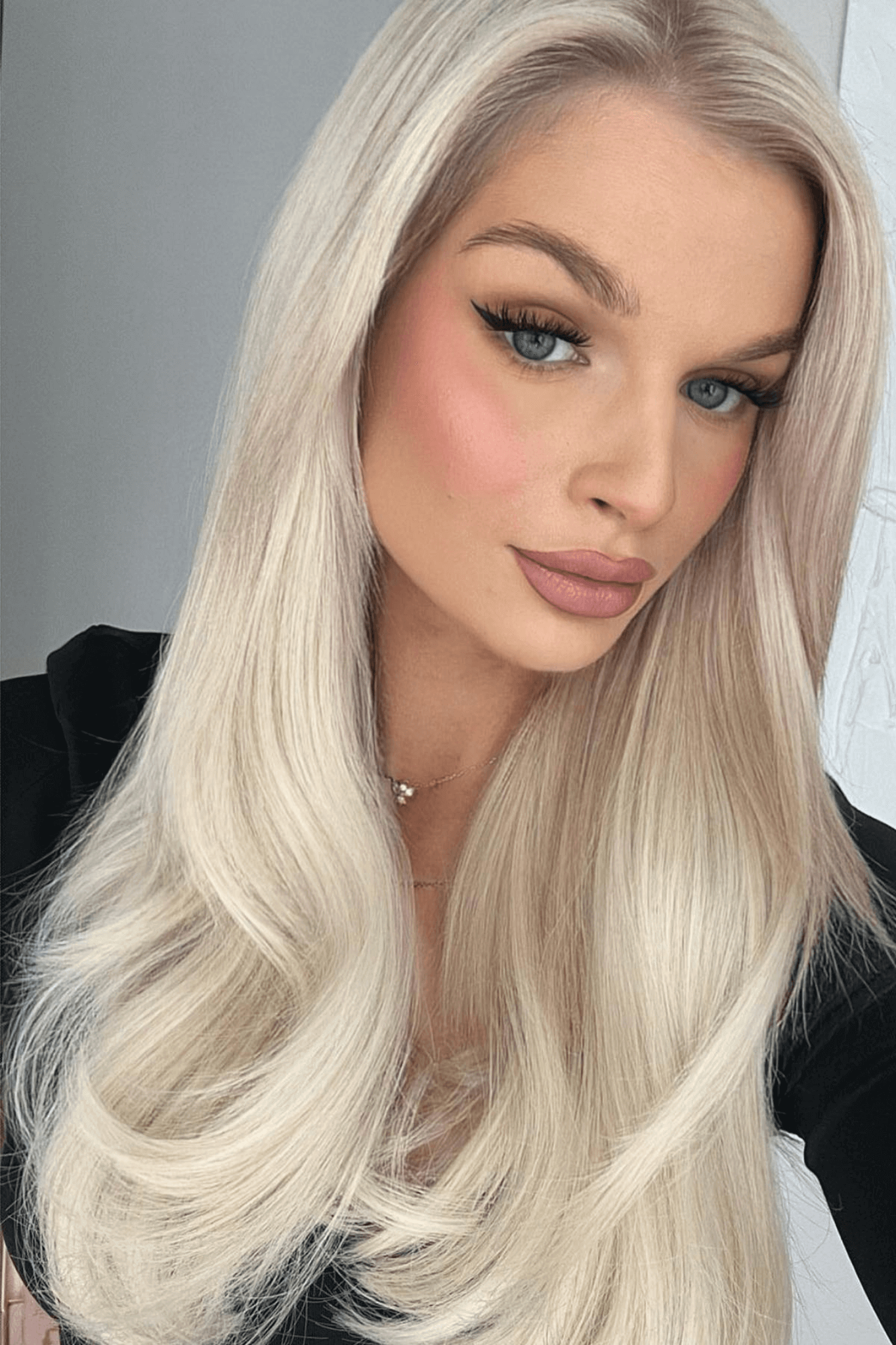 Dicke 16" 1-teilige lockige Clip-in-Haarverlängerungen - BLONDE | HELLBLOND #1