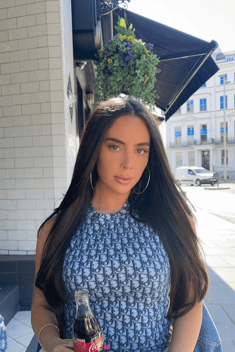 Thick 18" 1 Piece Straight Clip In Hair Extensions - BROWNS | CHOCOLATE BROWN #1