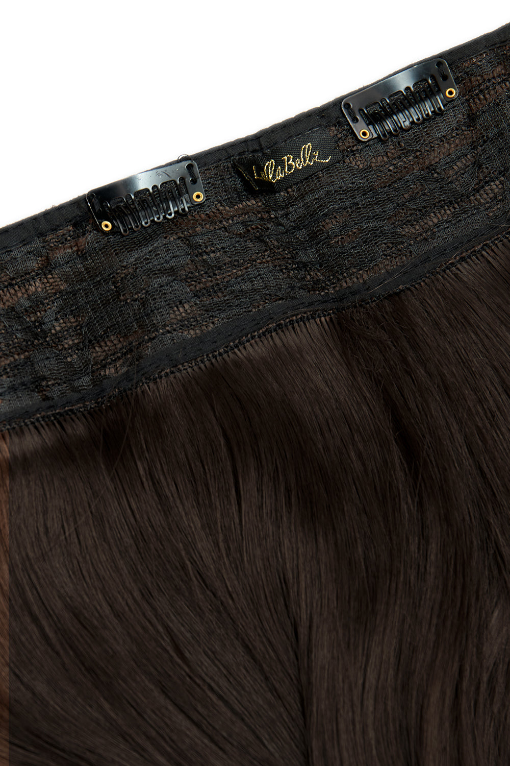 Thick 20" 1 Piece Curly Clip In Hair Extensions - BROWNS | DARK BROWN #2
