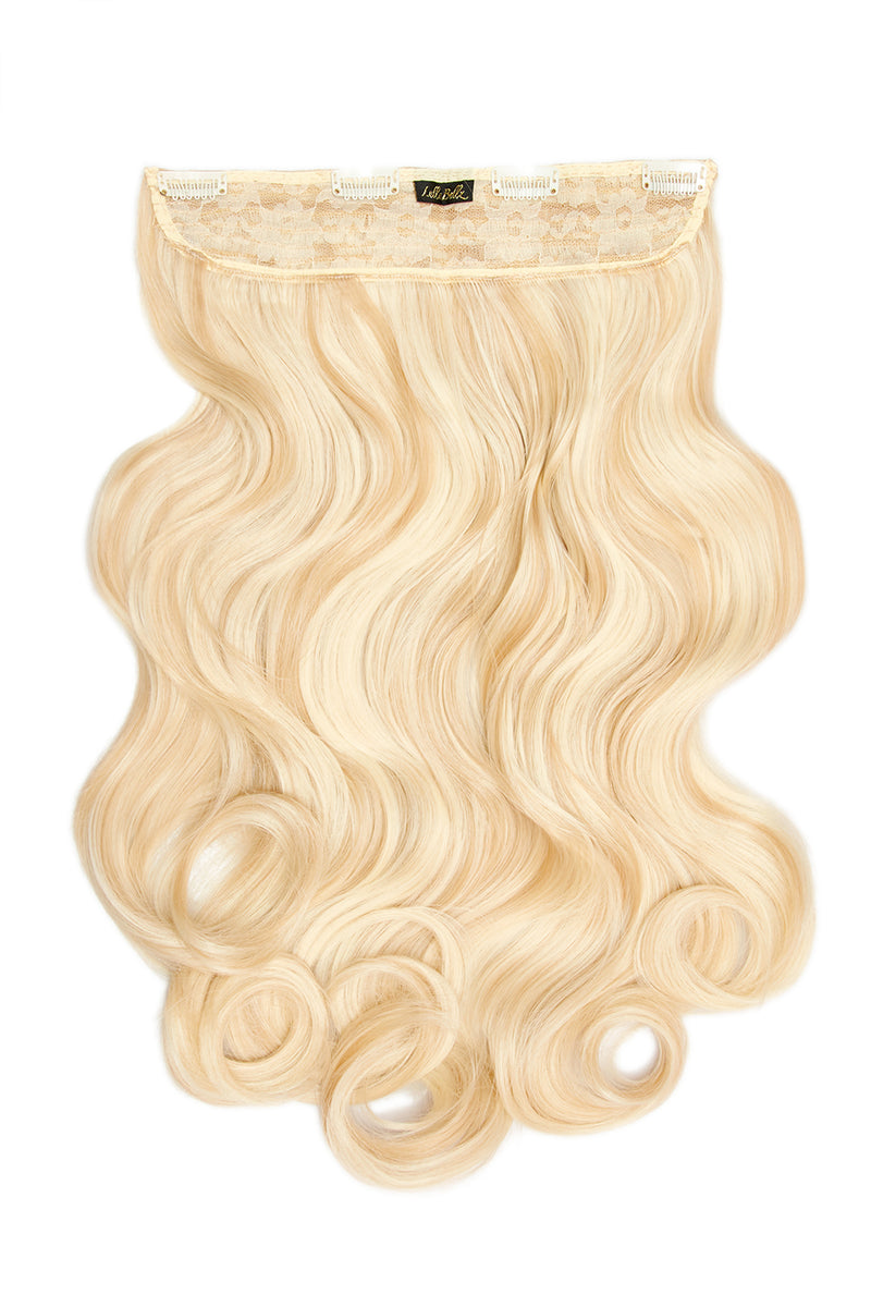 Dicke 20" 1-teilige lockige Clip-In-Haarverlängerungen  - BLONDE | HERVORRAGENDER CHAMPAGNER #1