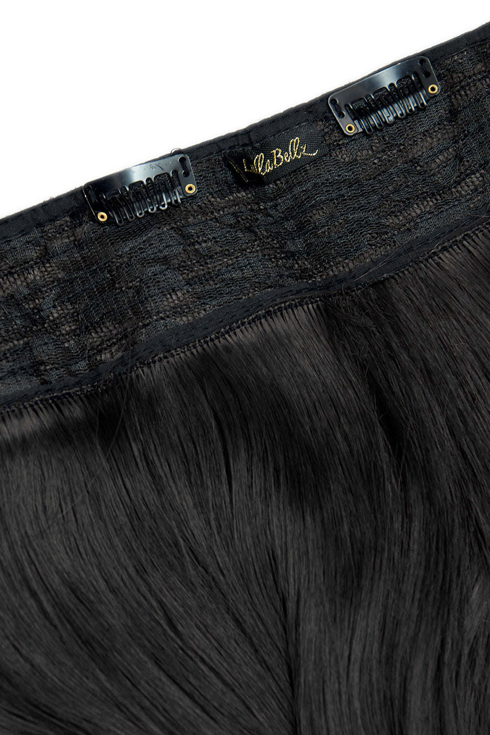 Thick 20" 1 Piece Curly Clip In Hair Extensions - BLACKS | JET BLACK #2