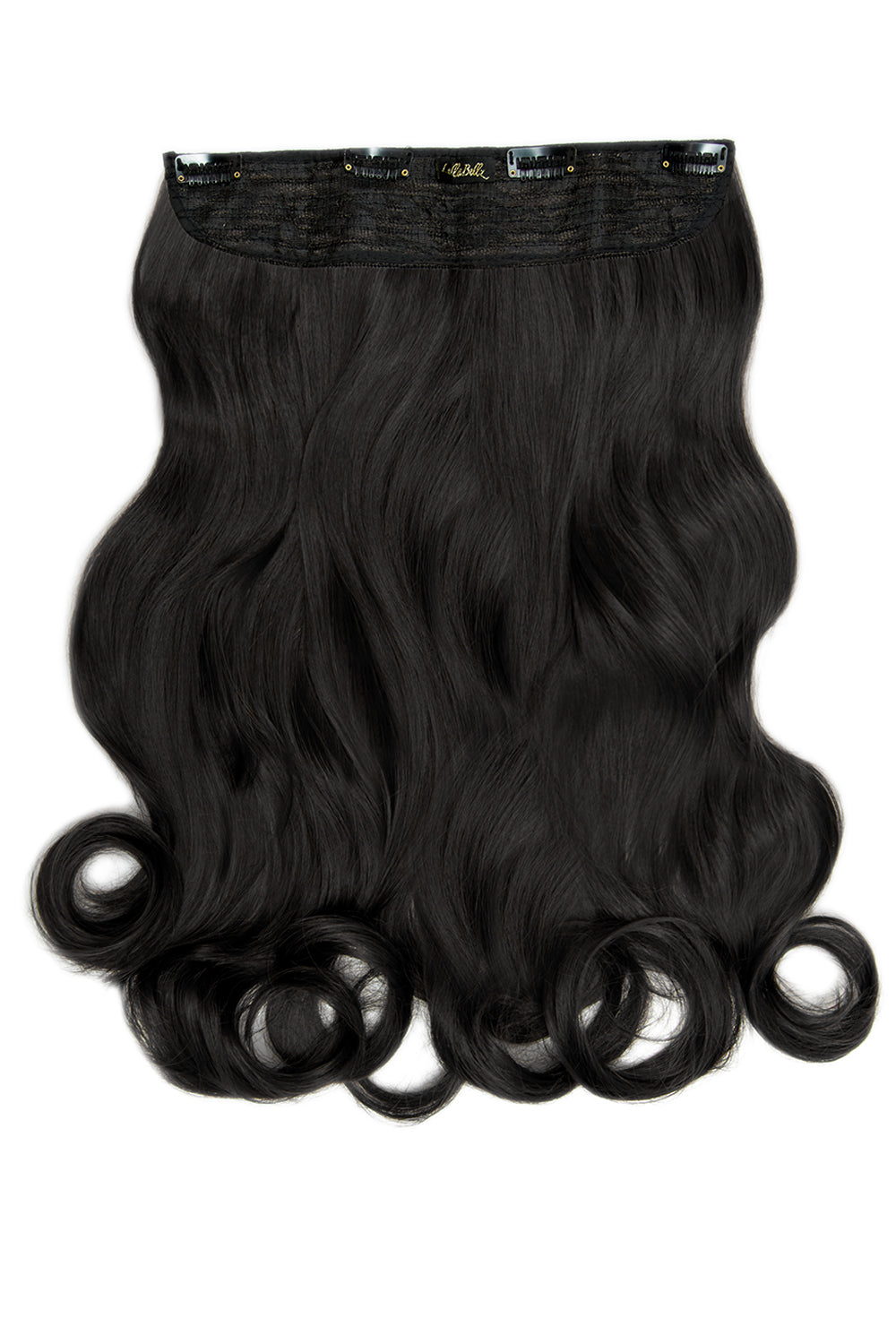 Thick 20" 1 Piece Curly Clip In Hair Extensions - BLACKS | NATURAL BLACK #2