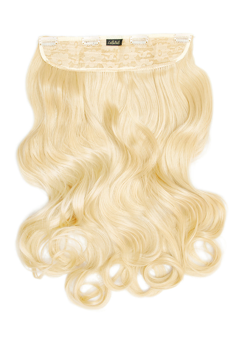 Dicke 20" 1-teilige lockige Clip-In-Haarverlängerungen  - BLONDE | REINES BLOND #1