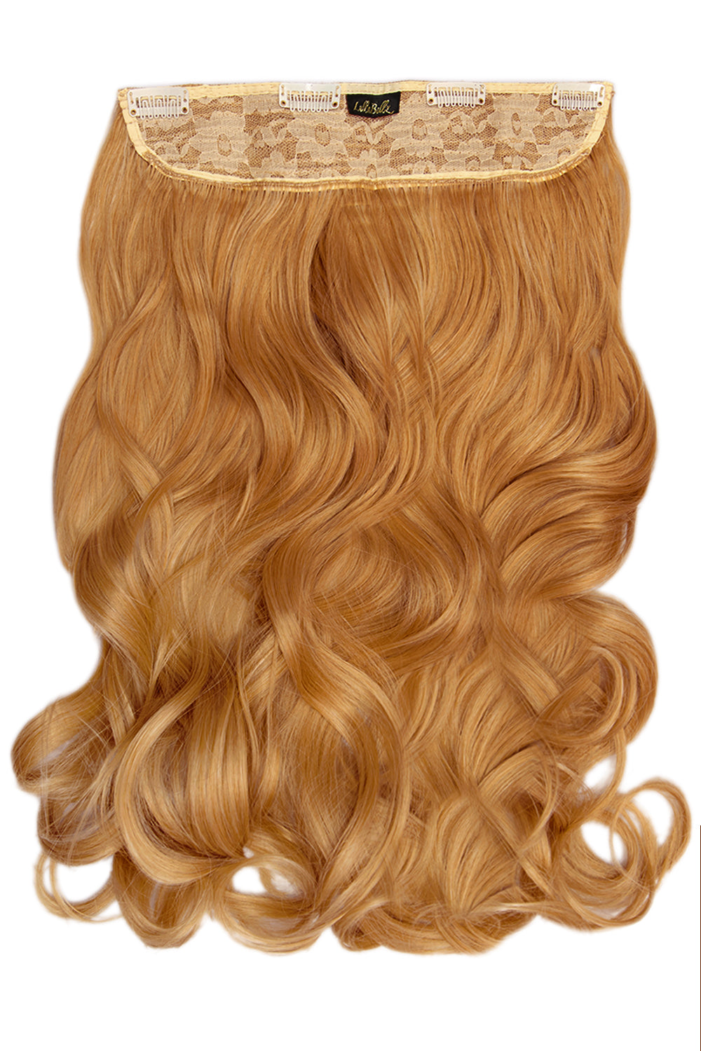 Thick 20" 1 Piece Curly Clip In Hair Extensions - REDS | STRAWBERRY BLONDE #1