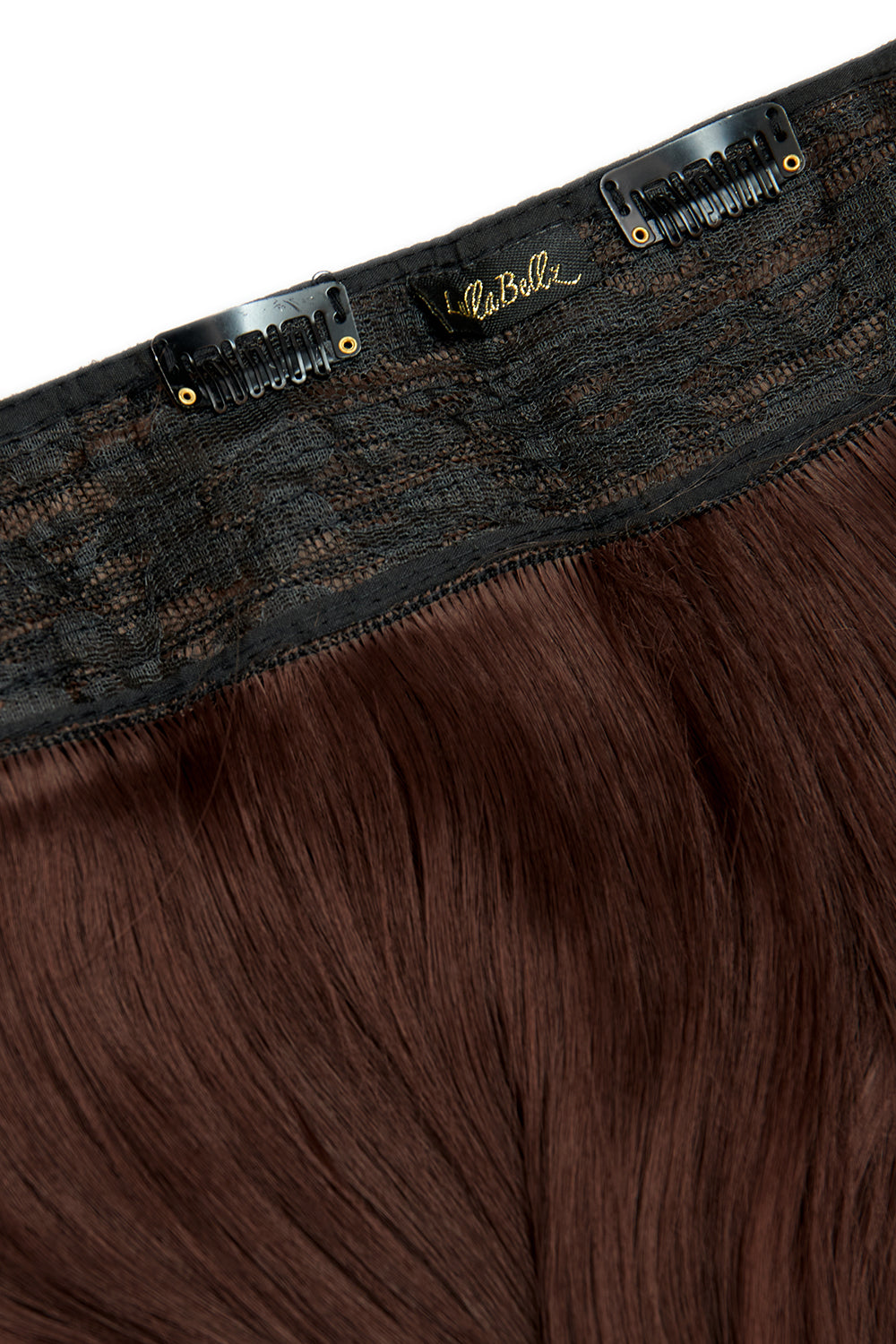 Thick 20" 1 Piece Curly Clip In Hair Extensions - BROWNS | WARM BRUNETTE #2