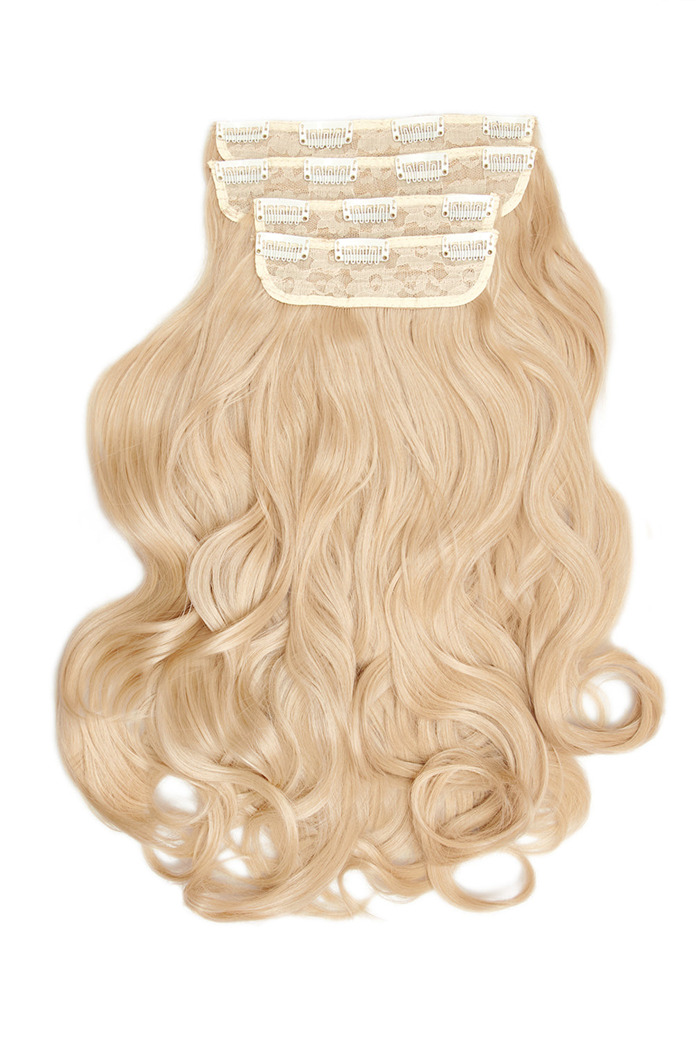 Ultimate Half Up Half Down 22'' Curly Extension and Pony Set [Clearance Lines] - BLONDES | CHAMPAGNE BLONDE #2