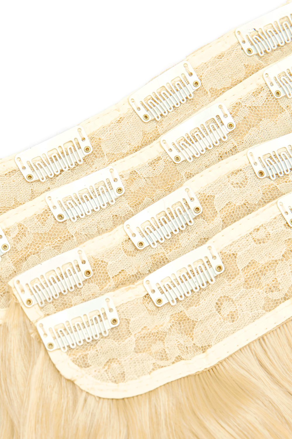 Ultimate Half Up Half Down 22'' Curly Extension and Pony Set [Clearance Lines] - BLONDES | PURE BLONDE #5