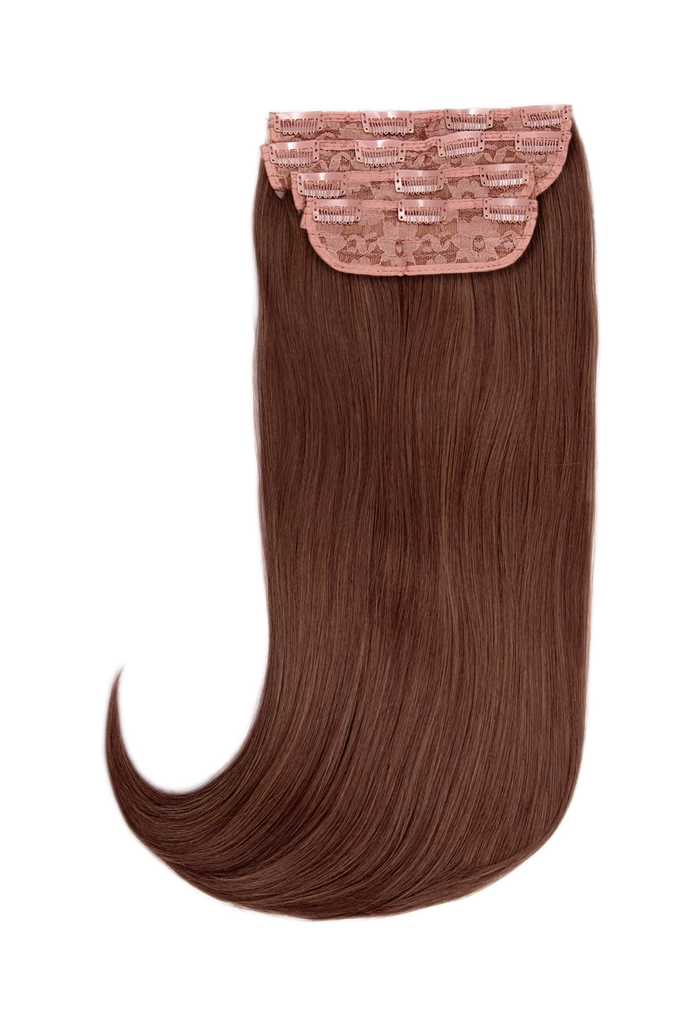 Ultimate Half Up Half Down 22'' Straight Extension and Pony Set [Clearance Lines] - REDS | AUBURN #3