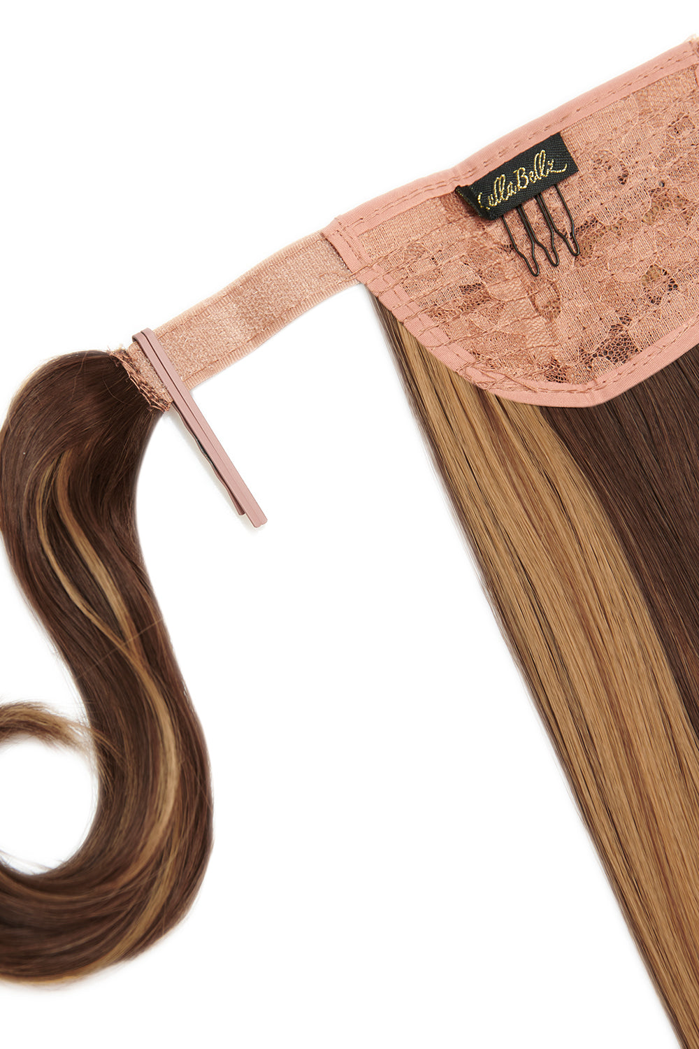 Ultimate Half Up Half Down 22'' Straight Extension and Pony Set [Clearance Lines] - BROWNS | BLONDETTE #4