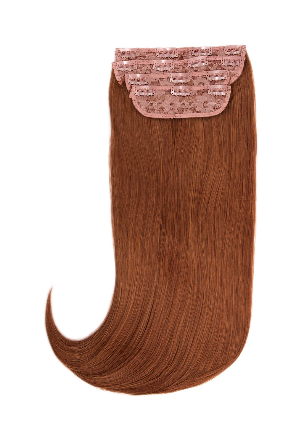 Ultimate Half Up Half Down 22'' Straight Extension and Pony Set [Clearance Lines] - REDS | COPPER RED #2