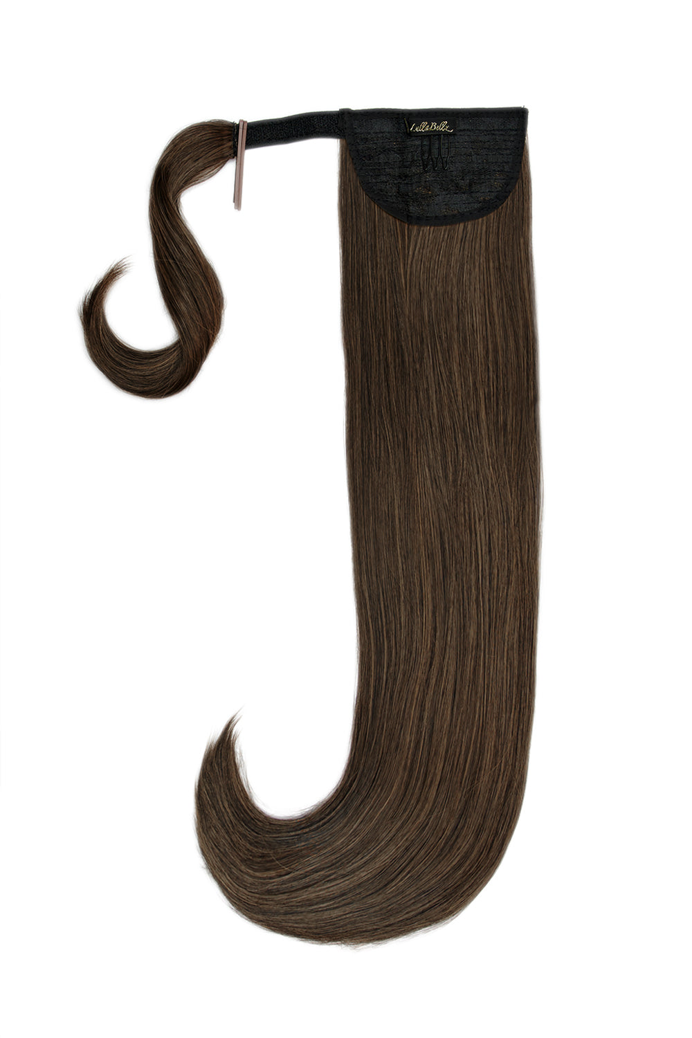 Ultimate Half Up Half Down 22'' Straight Extension and Pony Set [Clearance Lines] - BROWNS | DARK BROWN & CARAMEL #5