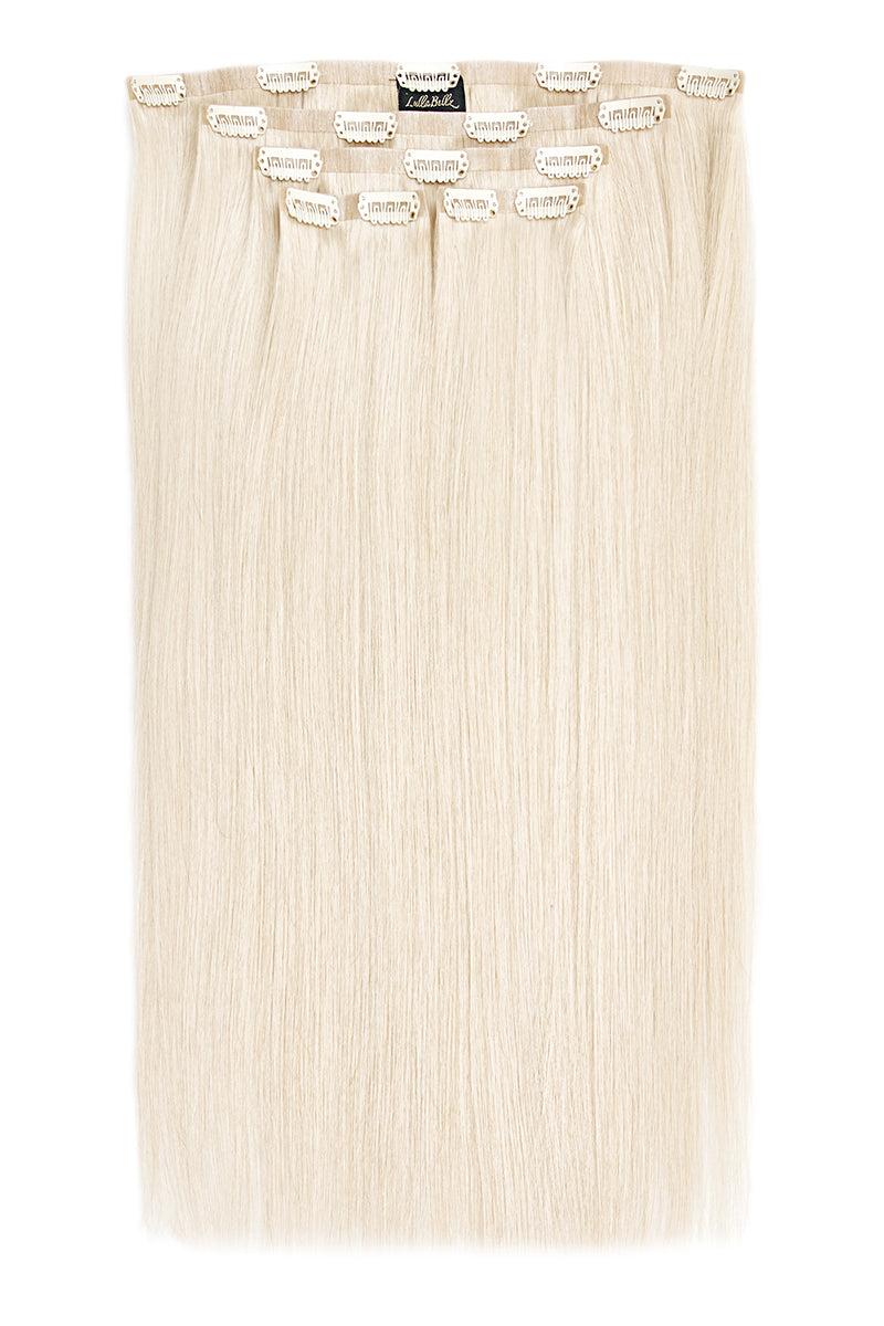 Luxus Gold 20" 200g 5-teilige Echthaarverlängerungen - BLONDE | GEBLEICHTES BLOND #1
