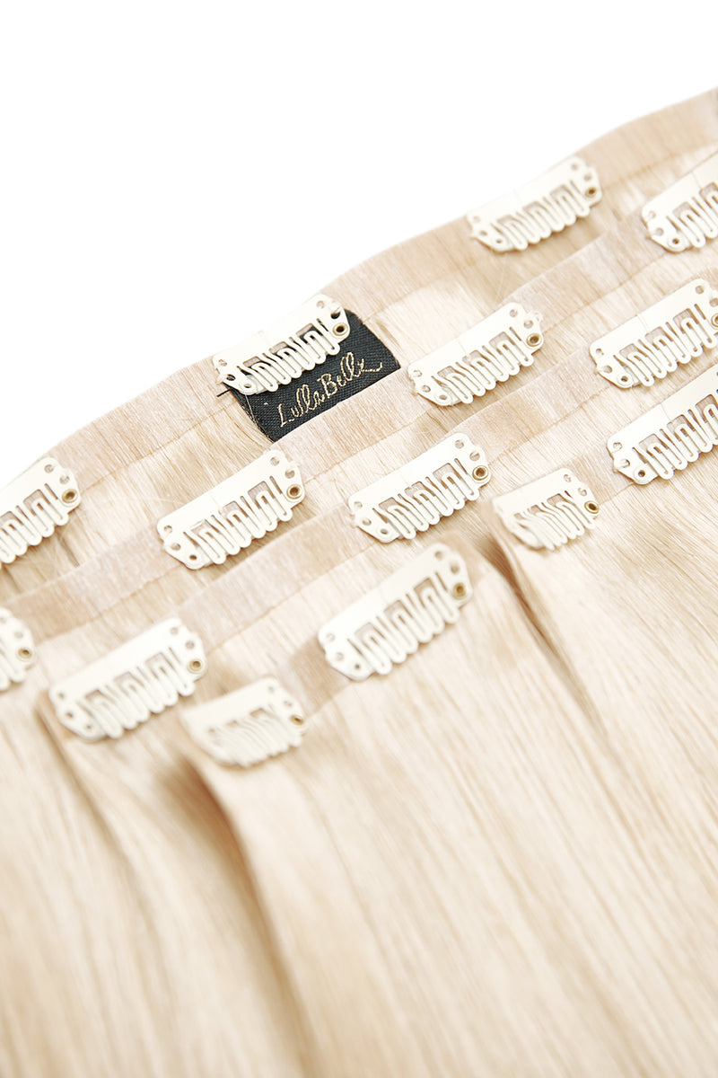 Luxus Gold 20" 200g 5-teilige Echthaarverlängerungen - BLONDE | GEBLEICHTES BLOND #2