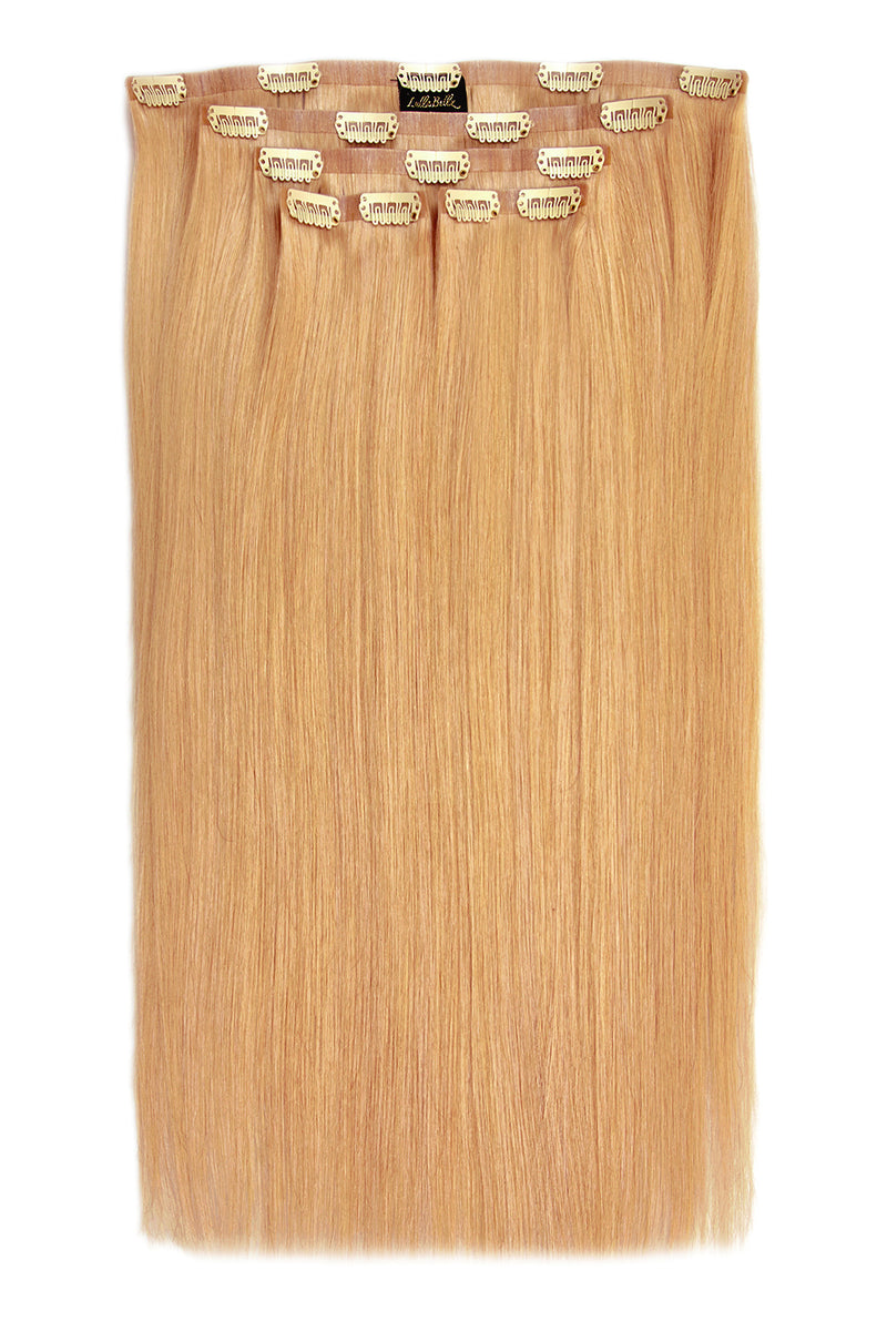 Luxus Gold 20" 200g 5-teilige Echthaarverlängerungen - BLONDE | Karamellblond #1