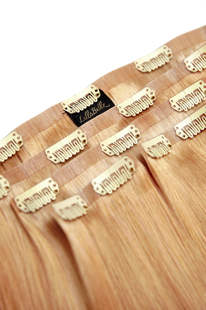Luxus Gold 20" 200g 5-teilige Echthaarverlängerungen - BLONDE | Karamellblond #2