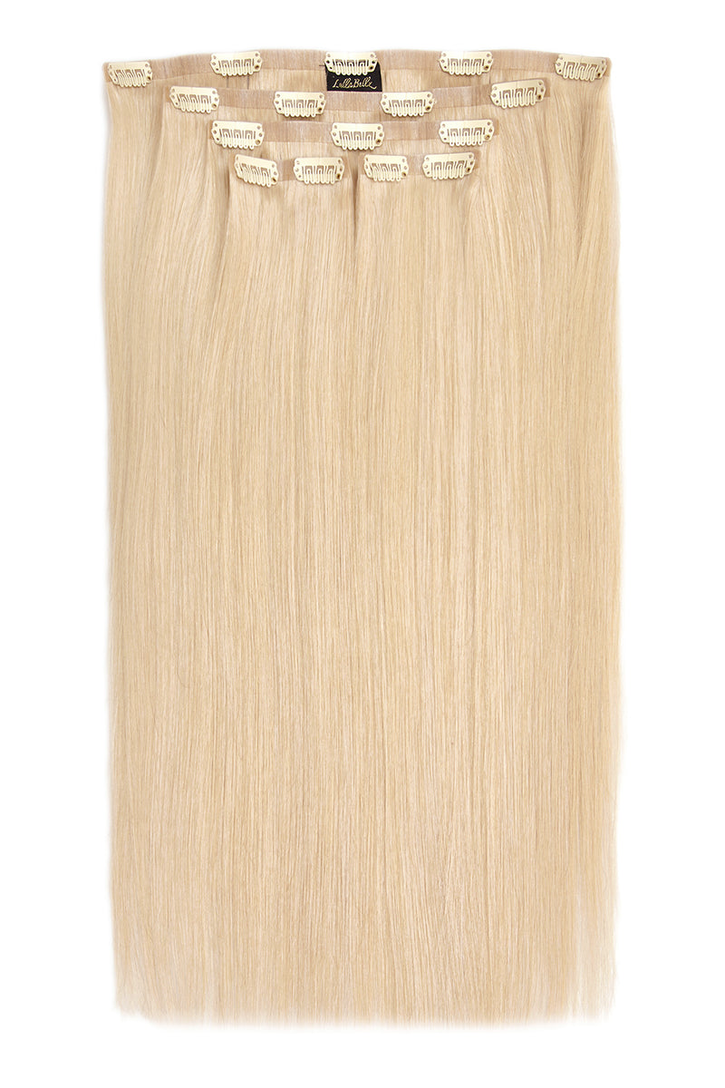 Luxus Gold 20" 200g 5-teilige Echthaarverlängerungen - BLONDE | CHAMPAGNERBLOND #1