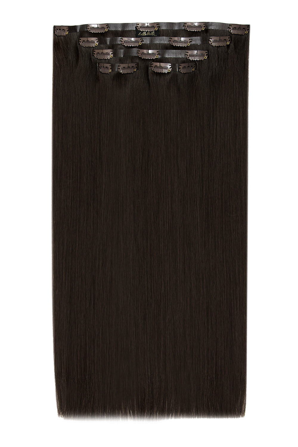 Luxe Or 20" 200g 5 Pièces Extensions de Cheveux Humains - MARRONS | MARRON FONCÉ #1