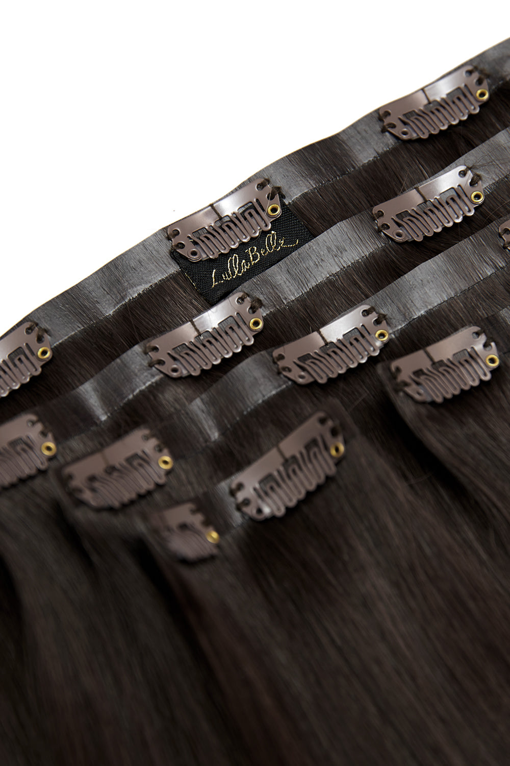 Luxe Or 20" 200g 5 Pièces Extensions de Cheveux Humains - MARRONS | MARRON FONCÉ #2