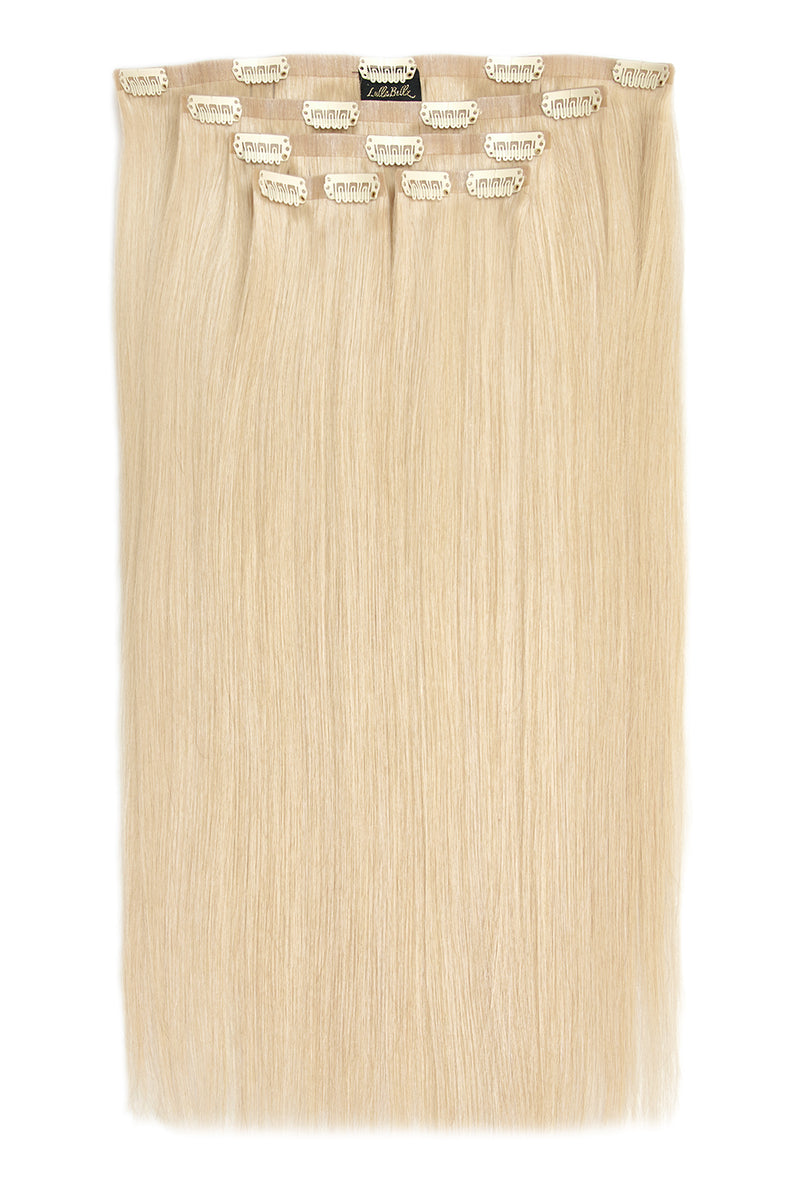 Luxus Gold 20" 200g 5-teilige Echthaarverlängerungen - BLONDE | HELLBLOND #1