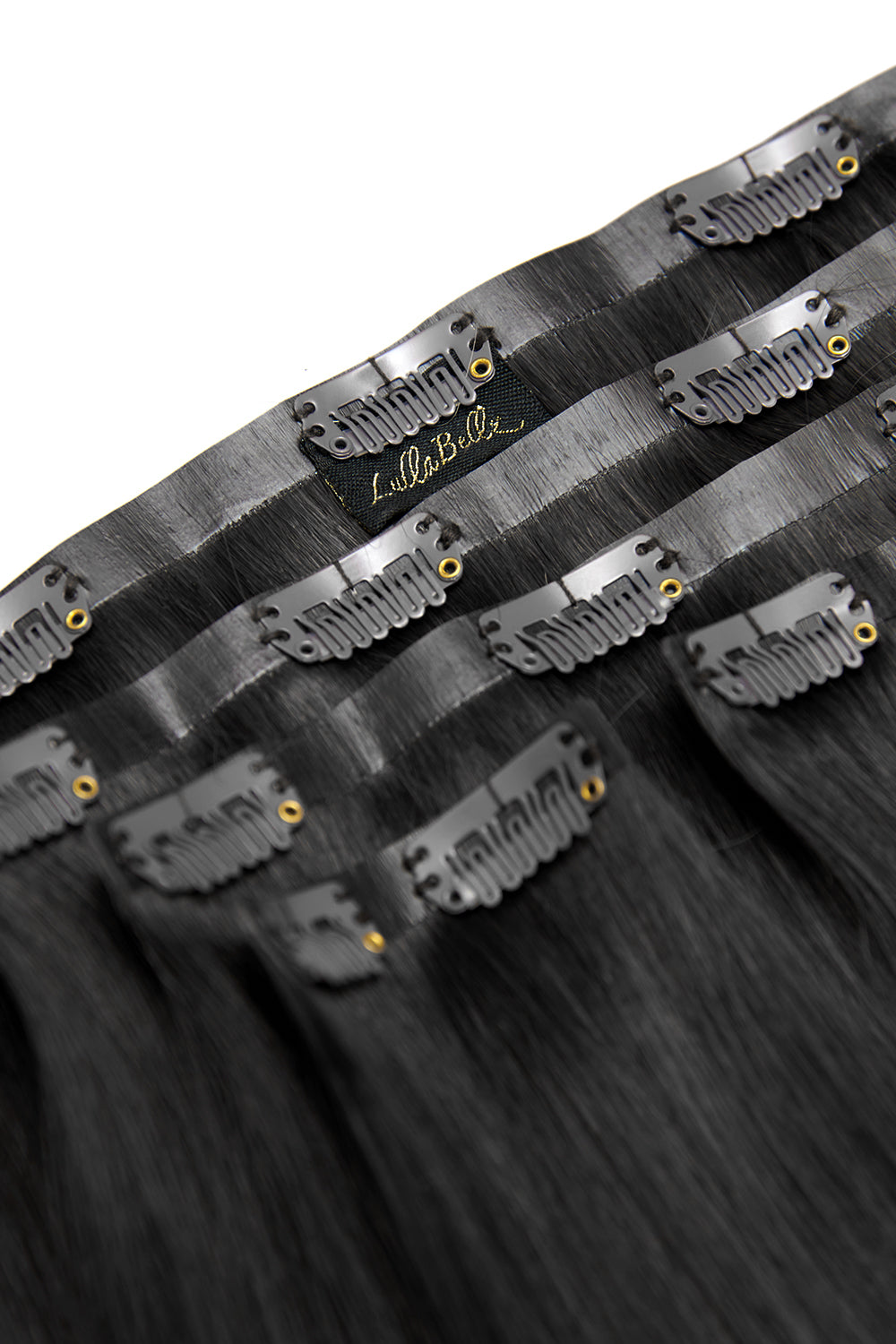 Luxe Or 20" 200g 5 Pièces Extensions de Cheveux Humains - NOIRS | NOIR NATUREL #2