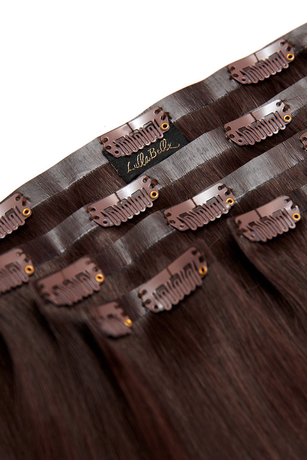 Luxe Or 20" 200g 5 Pièces Extensions de Cheveux Humains - MARRONS | BRUNE CHAUDE #2