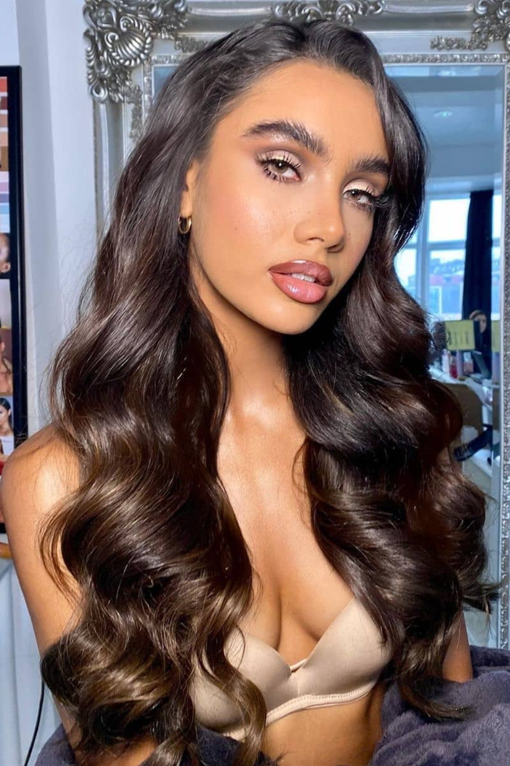 Luxe Or 20" 200g 5 Pièces Extensions de Cheveux Humains - MARRONS | BRUN FONCÉ &amp; CARAMEL #1