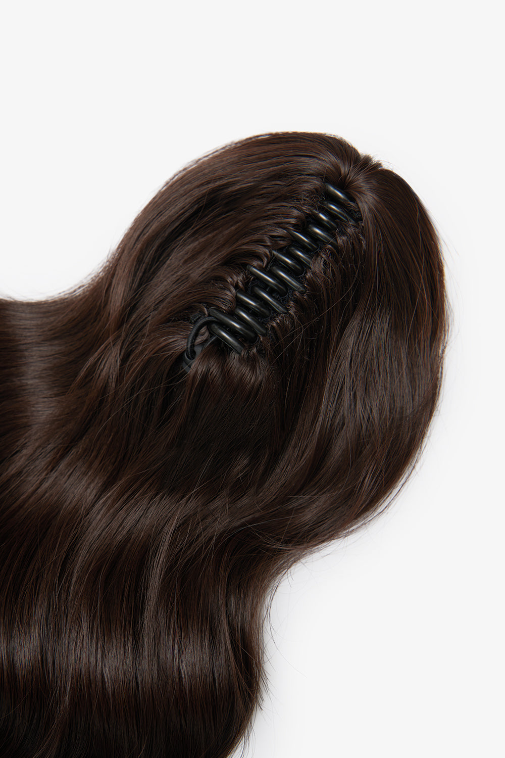 Brushed Out Wave 20" Claw Clip Pony - BROWNS | DARK BROWN #4