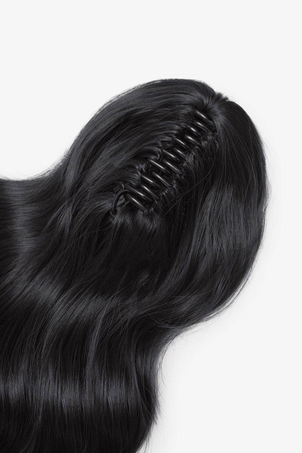 Brushed Out Wave 20" Claw Clip Pony - BLACKS | JET BLACK #3