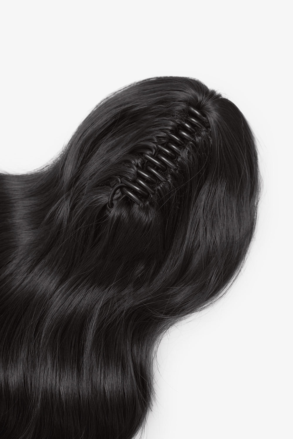 Brushed Out Wave 20" Claw Clip Pony - BLACKS | NATURAL BLACK #4