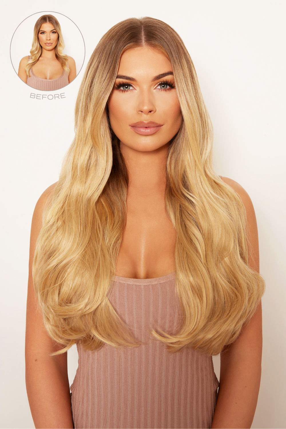 Super Thick 22" 5 Piece Blow Dry Wavy Clip In Hair Extensions