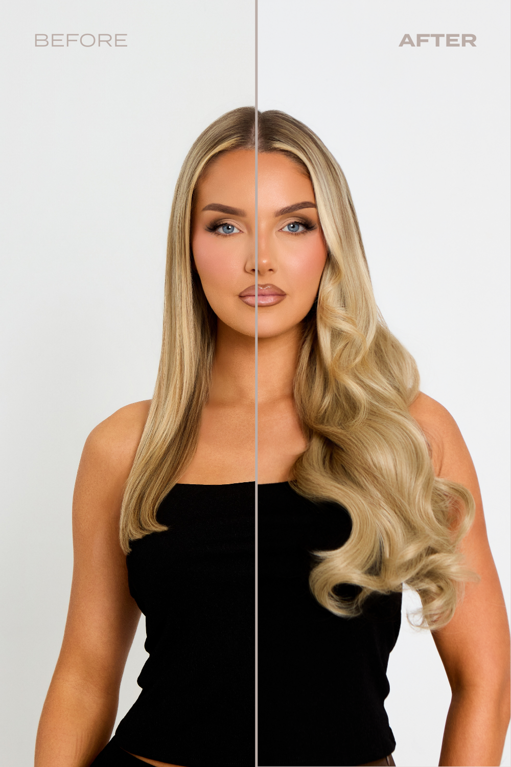 Super Thick 22" 5 Piece Natural Wavy Clip In Hair Extensions