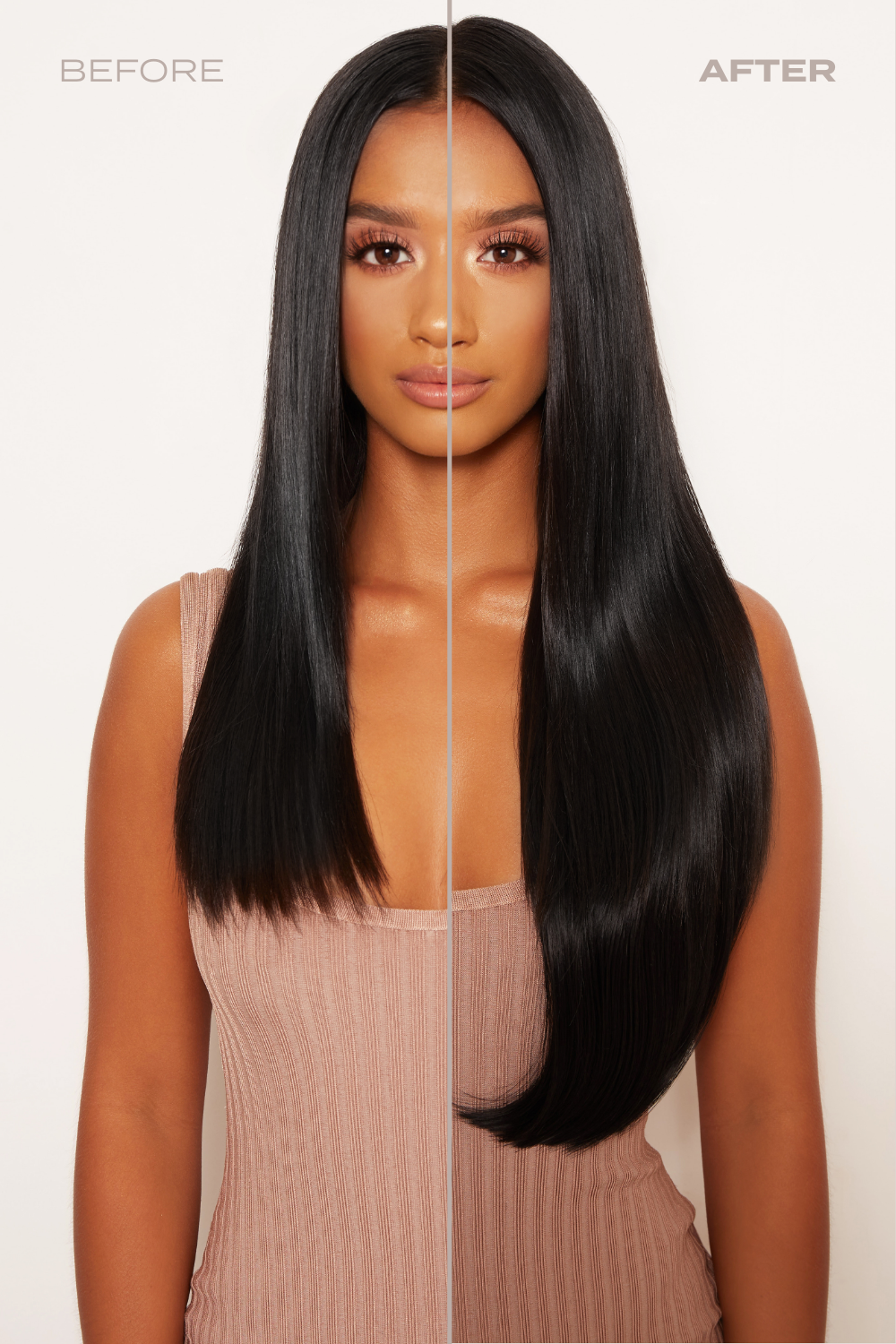 Superdicke 22" 5-teilige gerade Clip-In-Haarverlängerungen