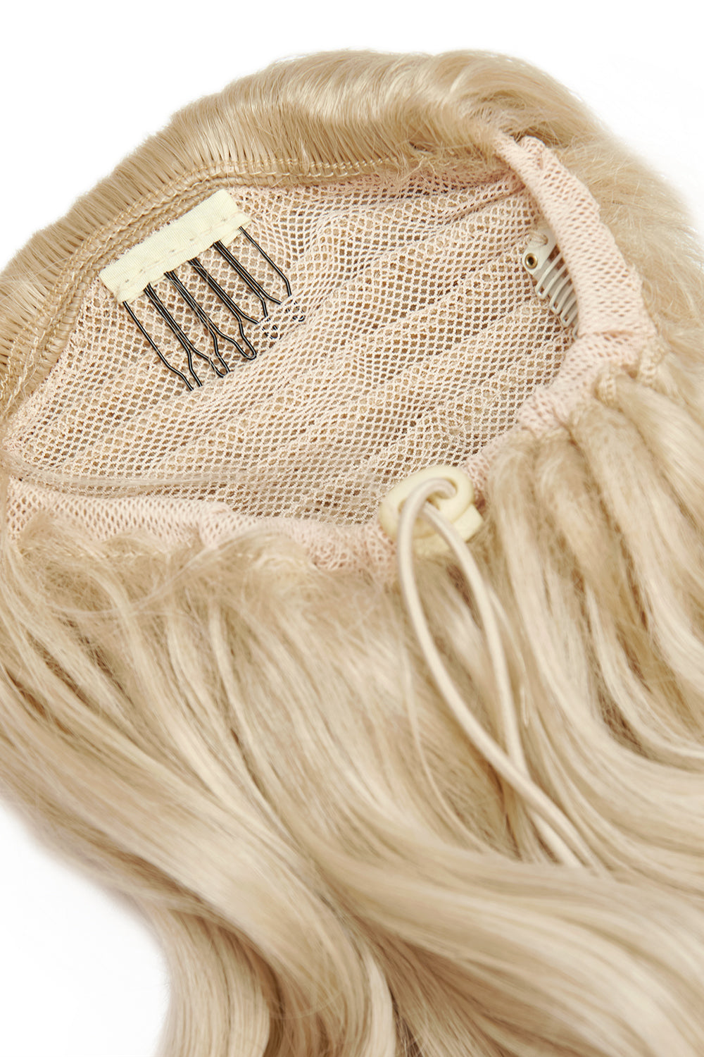 Curly Glam 22" Pferdeschwanz mit Kordelzug - BLONDE | KALIFORNISCHE BLONDE #2