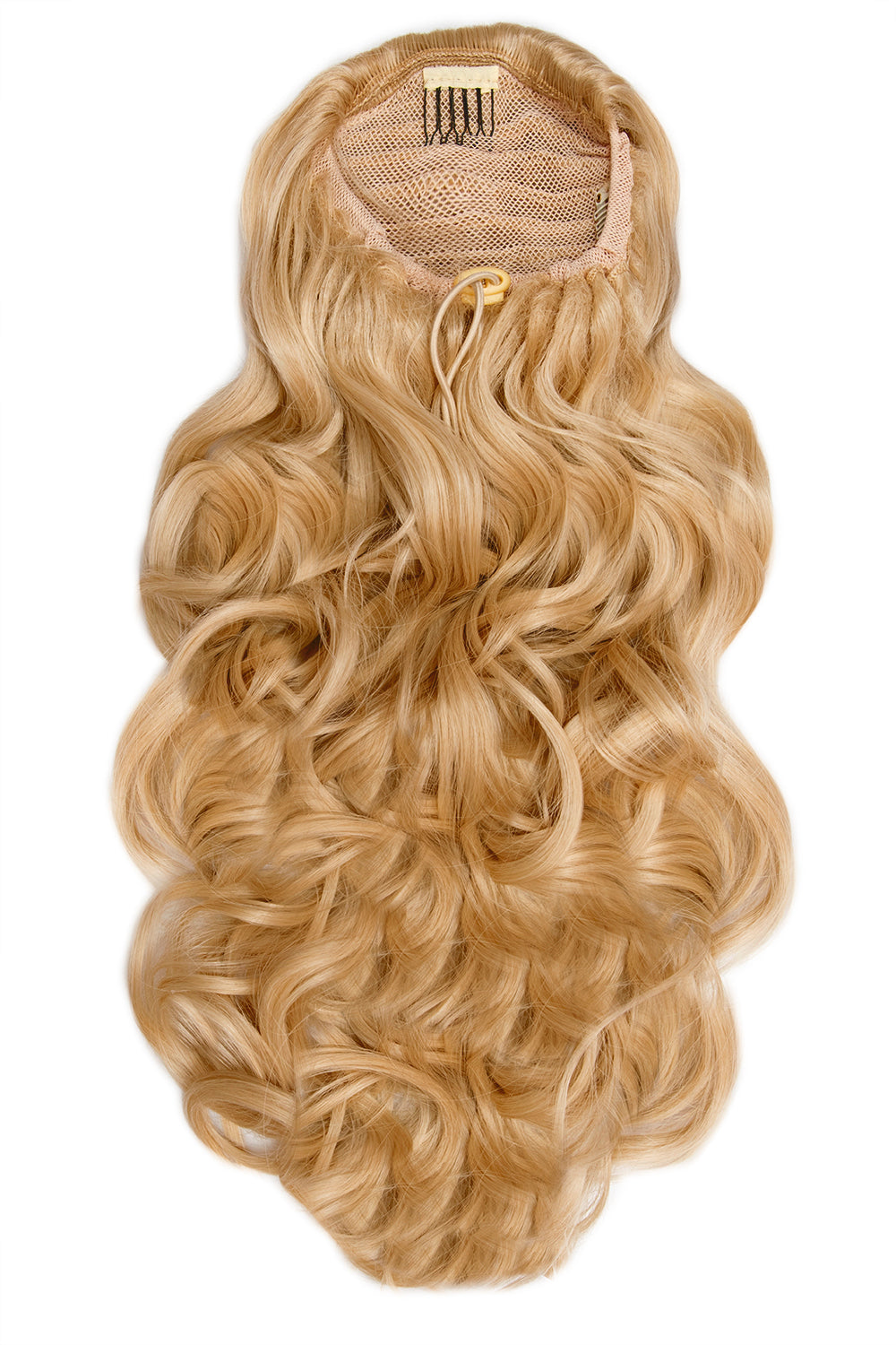 Curly Glam 22" Pferdeschwanz mit Kordelzug - BLONDE | Karamellblond #1