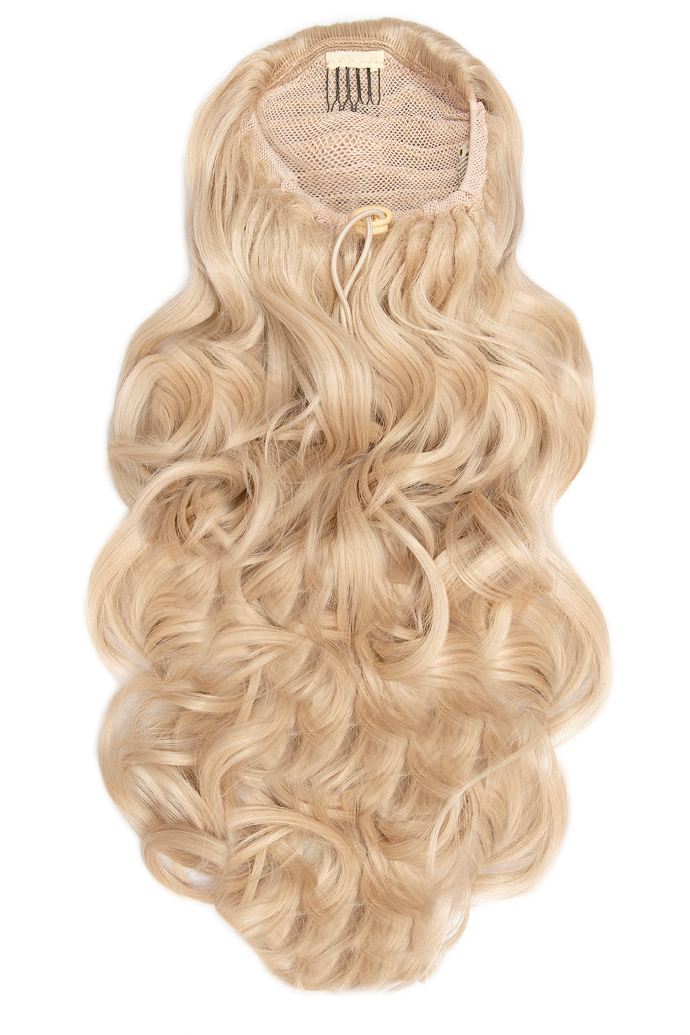 Curly Glam 22" Pferdeschwanz mit Kordelzug - BLONDE | CHAMPAGNERBLOND #1
