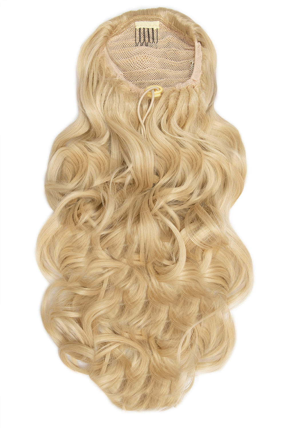 Curly Glam 22" Pferdeschwanz mit Kordelzug - BLONDE | GOLDBLOND #2