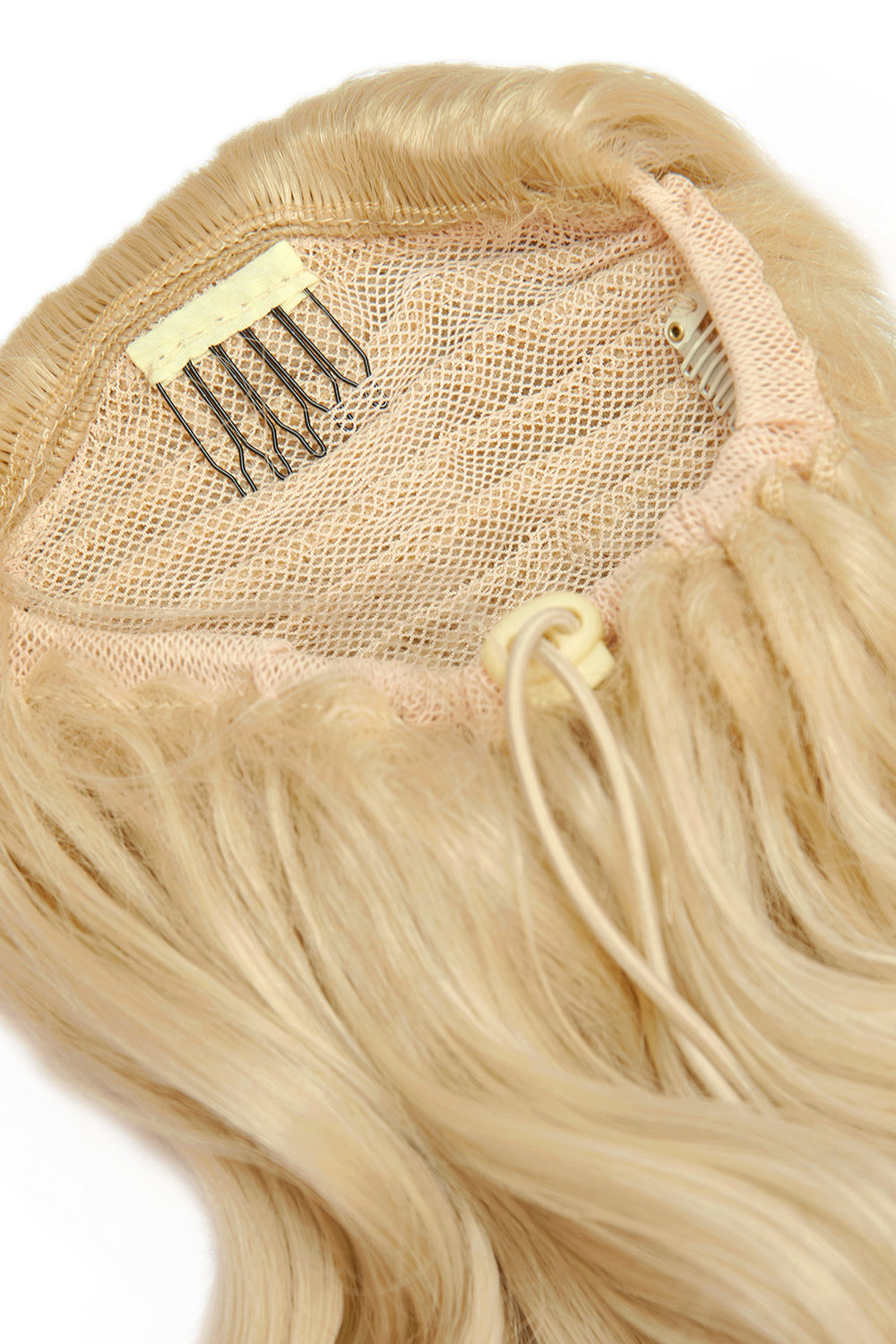 Curly Glam 22" Pferdeschwanz mit Kordelzug - BLONDE | GOLDBLOND #3
