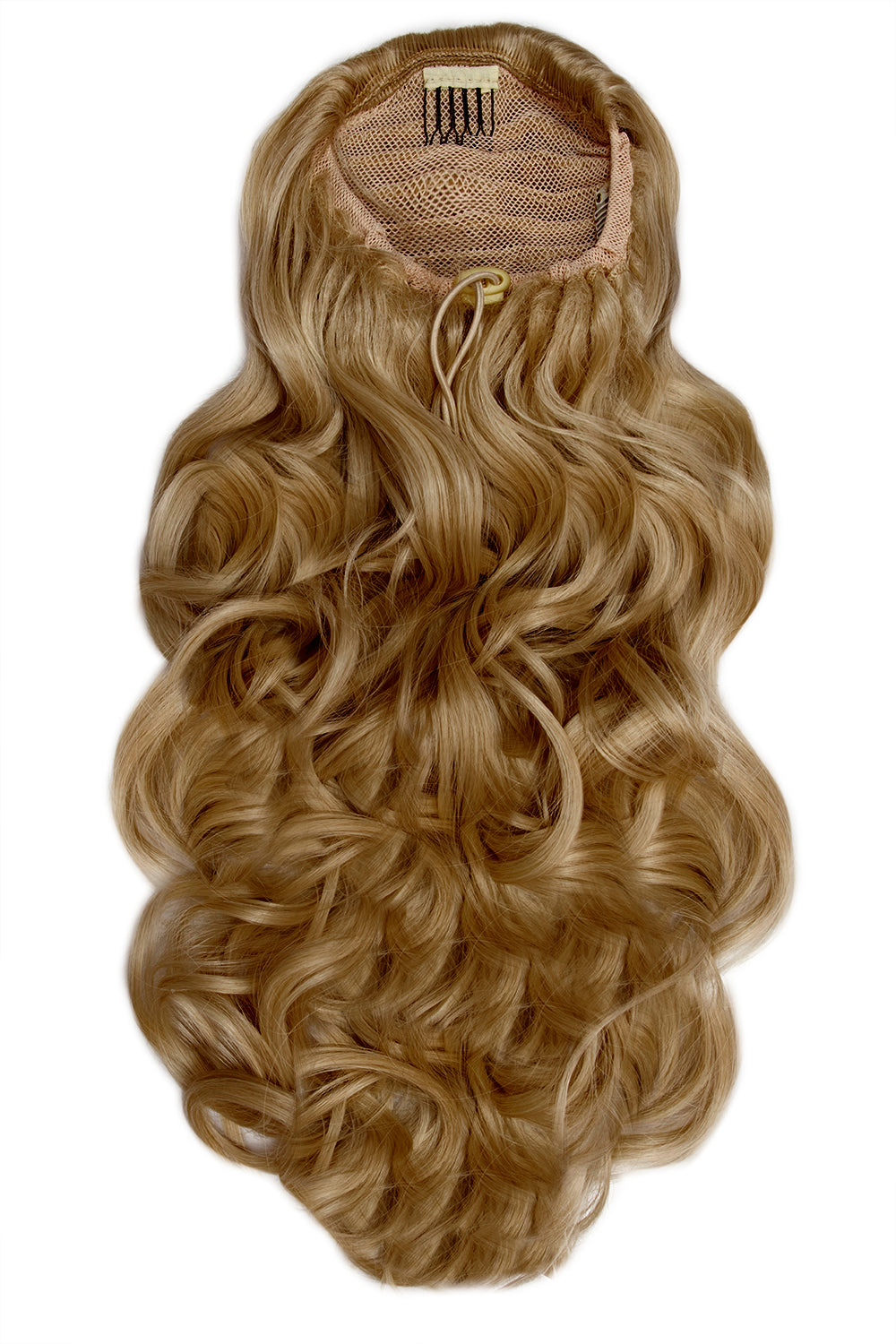Curly Glam 22" Pferdeschwanz mit Kordelzug - BLONDE | ERNTE BLOND #1