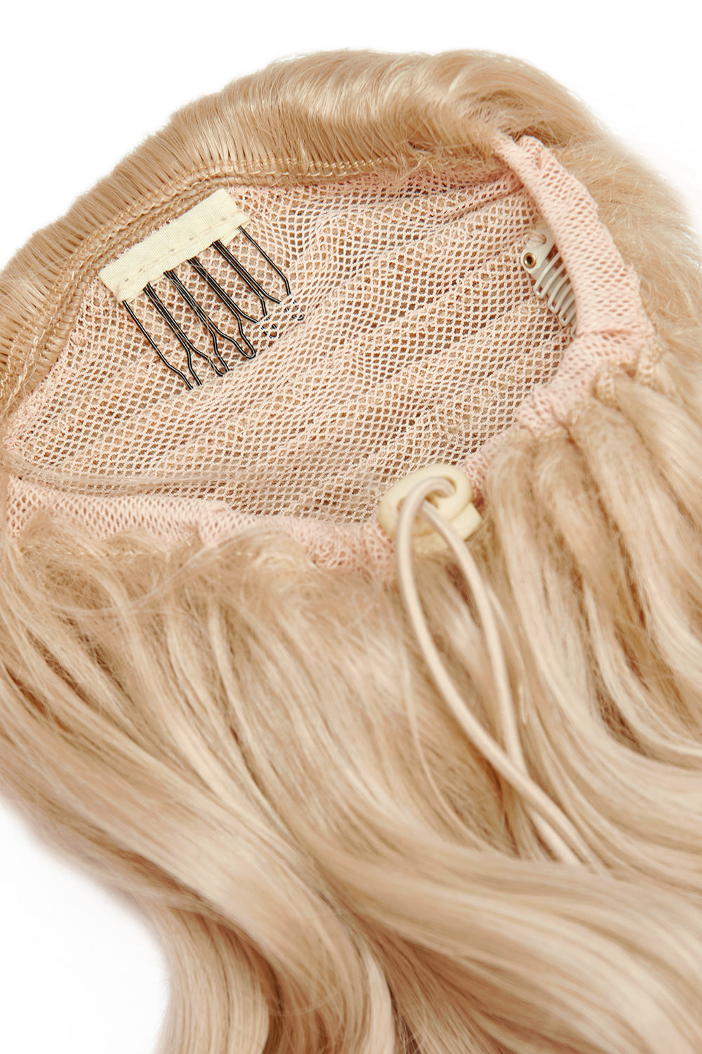 Curly Glam 22" Pferdeschwanz mit Kordelzug - BLONDE | HONIGBLOND #2