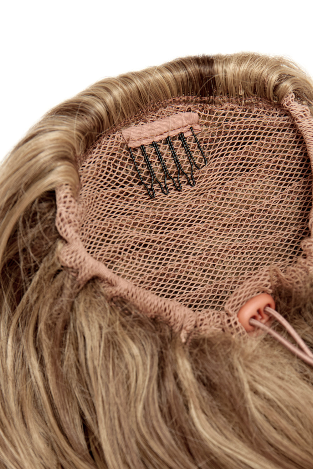 Curly Glam 22" Pferdeschwanz mit Kordelzug - BRAUN | SANFTES BRAUN #2