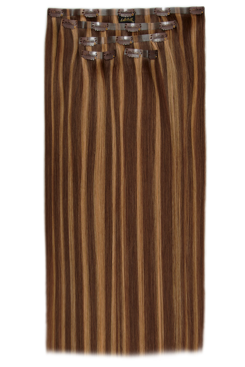 Luxury Gold 22" 250g 5 Piece Human Hair Extensions - BROWNS | BLONDETTE #1