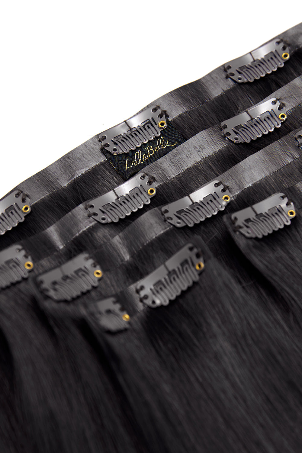 Luxury Gold 22" 250g 5 Piece Human Hair Extensions - BLACKS | JET BLACK #2