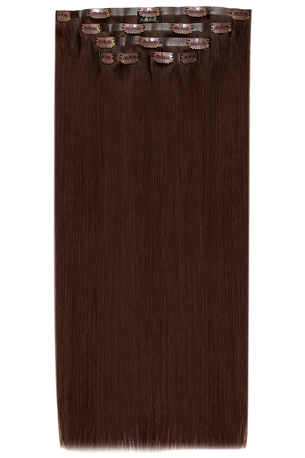Luxury Gold 22" 250g 5 Piece Human Hair Extensions - BROWNS | WARM BRUNETTE #1